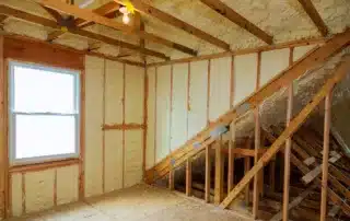 Spray Foam Insulation in a newly constructed home